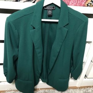 Green Blazer Jacket